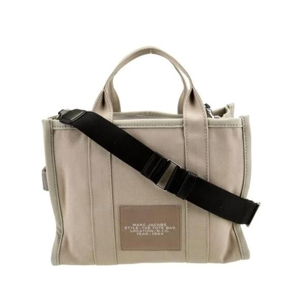 Marc Jacobs Luxury The Tote Bag Canvas & Leather Messenger Bag (MJXX156) - Picture 3 of 6